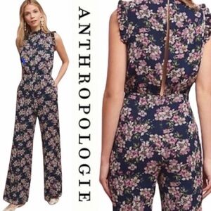 ALI & JAY Navy Floral Jumpsuit, Size M